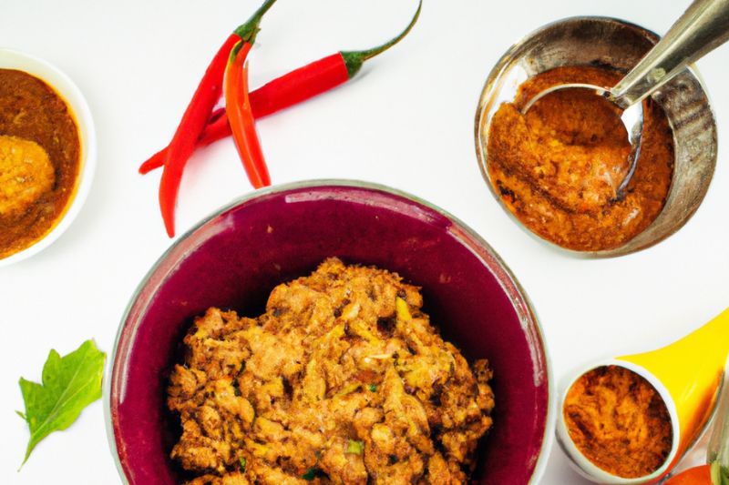 mince curry with chilies