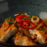 pickled fish on a plate